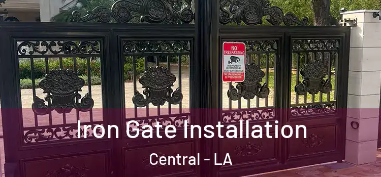 Iron Gate Installation Central - LA